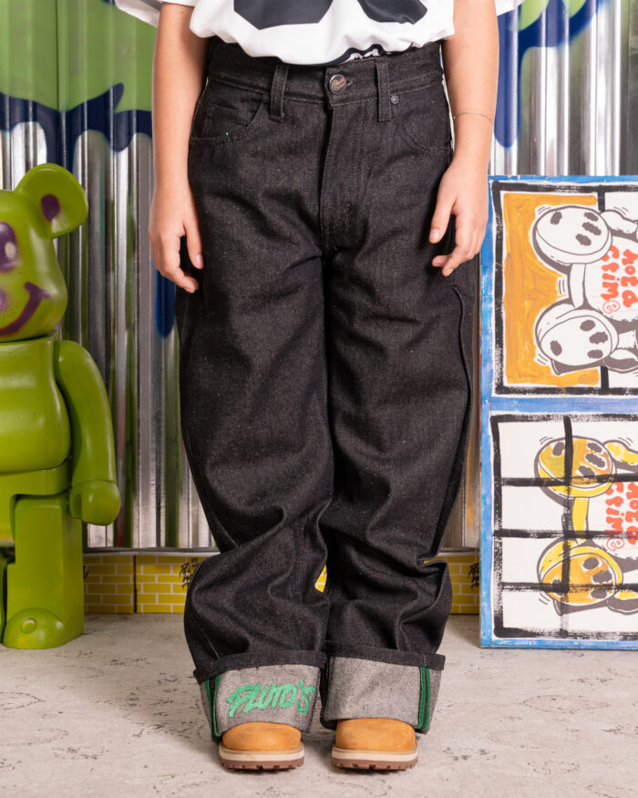 PANTALONE BABY DOPPIA TASCA - NERO
