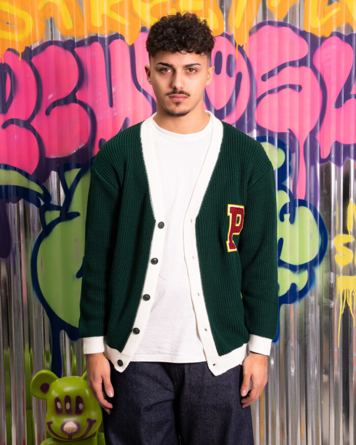 PULLOVER VERDE COLLEG - VERDE